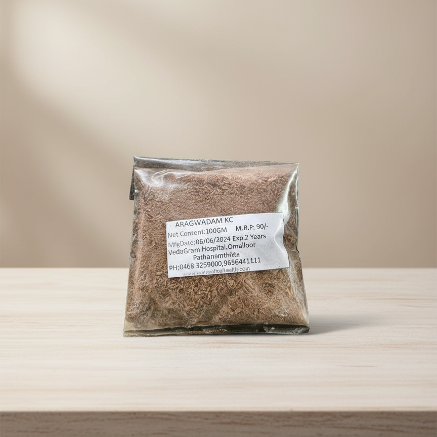 sku73 aragwada kc ARAGWADAM KASHAYA CHOORNAM - Image 1